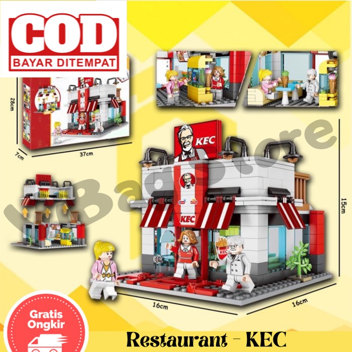 

Block Brick Restorant McDonald Pizza KFC Starbucks CLY1011 CLY1026 CLY1027 CLY1030 CLY1032