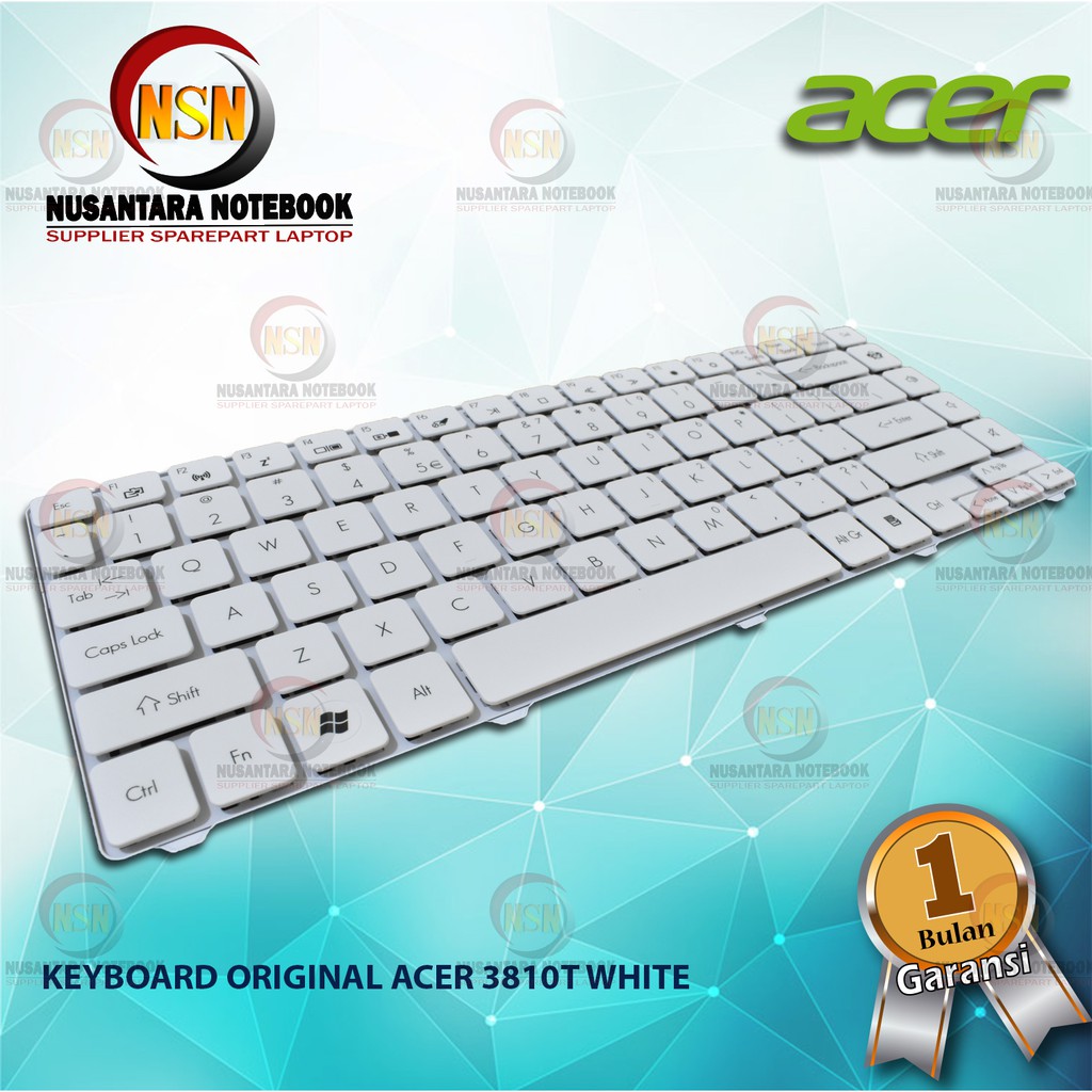 Keyboard Original Acer Aspire 3810 3810T 4736 4738 4739 4741 475 White