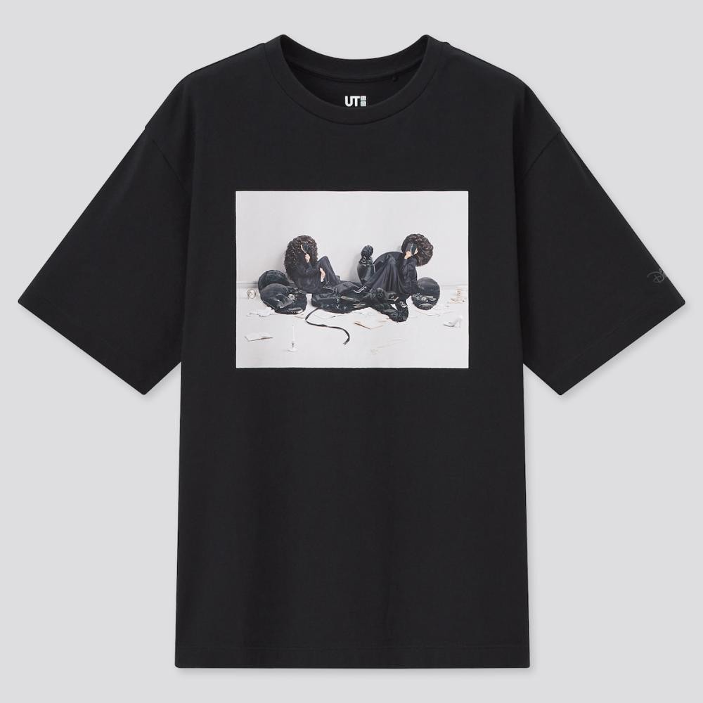 UNIQLO T-SHIRT MICKEY MOUSE BLACK