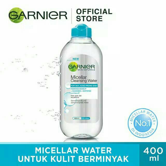 makeup remover garnier biru