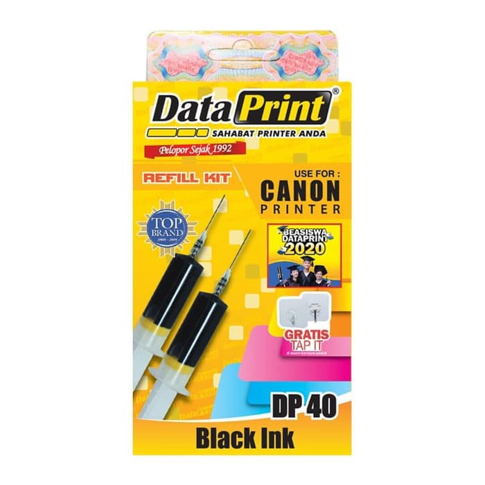 DataPrint DP 40 Tinta Refill for Canon / Tinta Refill Canon / Tinta Warna untuk Canon / Tinta Suntik