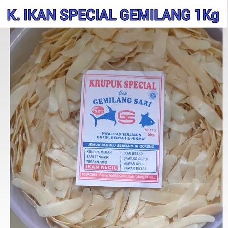 

Kerupuk Ikan Special GA Mentah 1 Kg