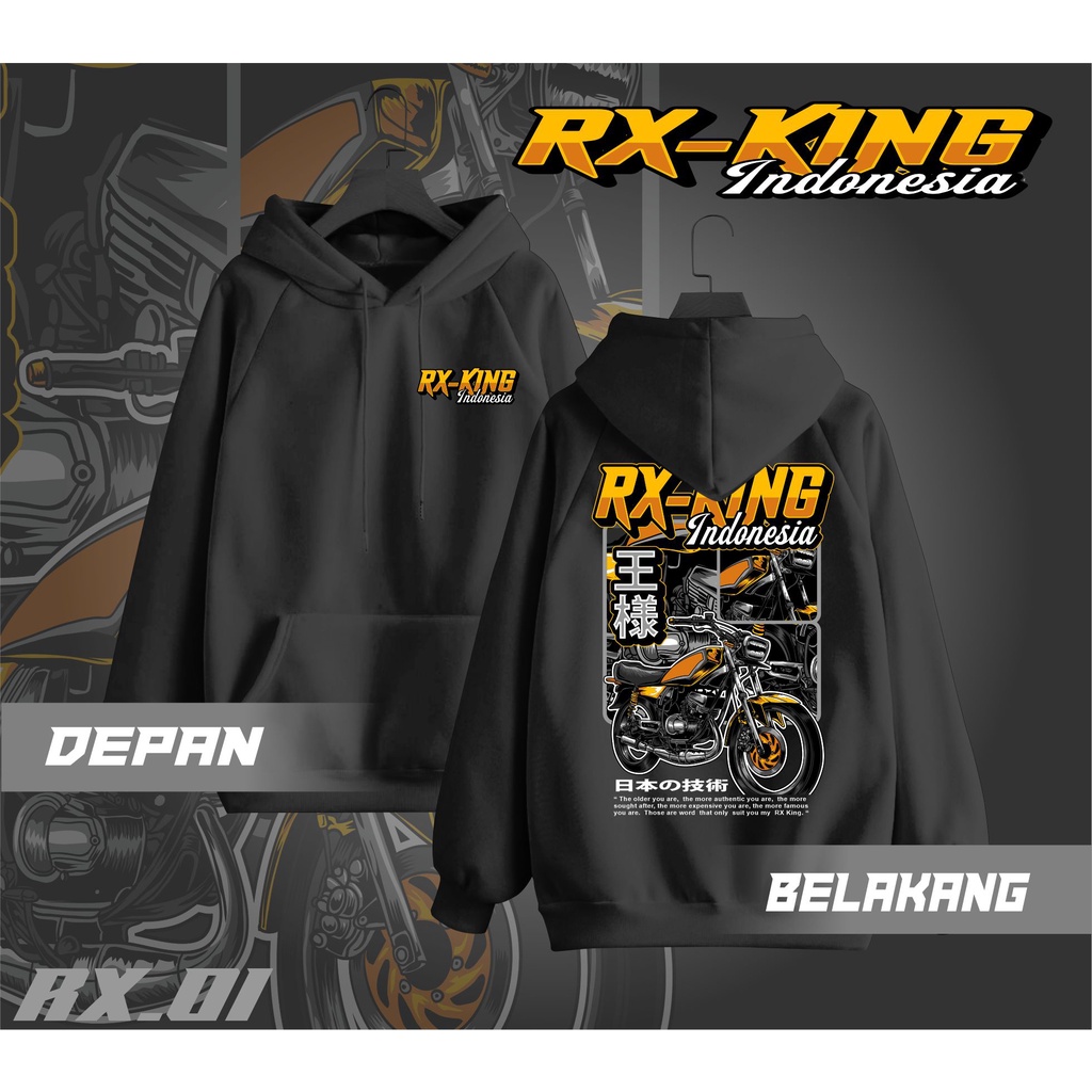 JAKET RX KING INDONESIA HOODIE RX KING LEGEND JAKET RACING By GROSIRHOODIE