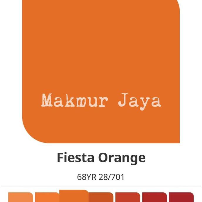Terbaru Dulux Weathershield Fiesta Orange Cat Tembok Eksterior Ayo Beli