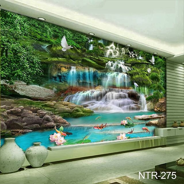 Wallpaper 3d Wallpaper Custom Wallpaper Dinding Pemandangan Alam