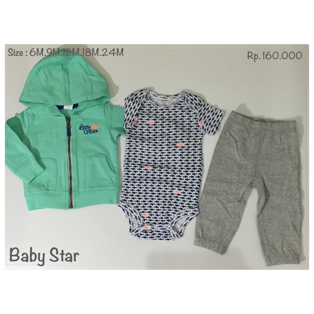 3pcs jumper carter's set