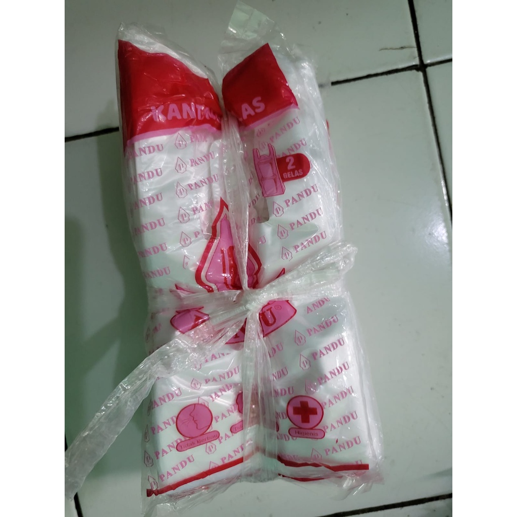 Pandu Plastik 2 Gelas Cup Gelas Jus Kresek Tenteng Kantong Juice Jus