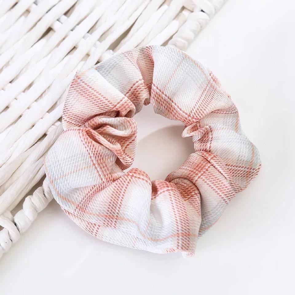 NomiYumi - Ikat Rambut Karet Scruncies Scrunchy Srunchie Pita Aksesoris Hijab Wanita Korea Simple-11