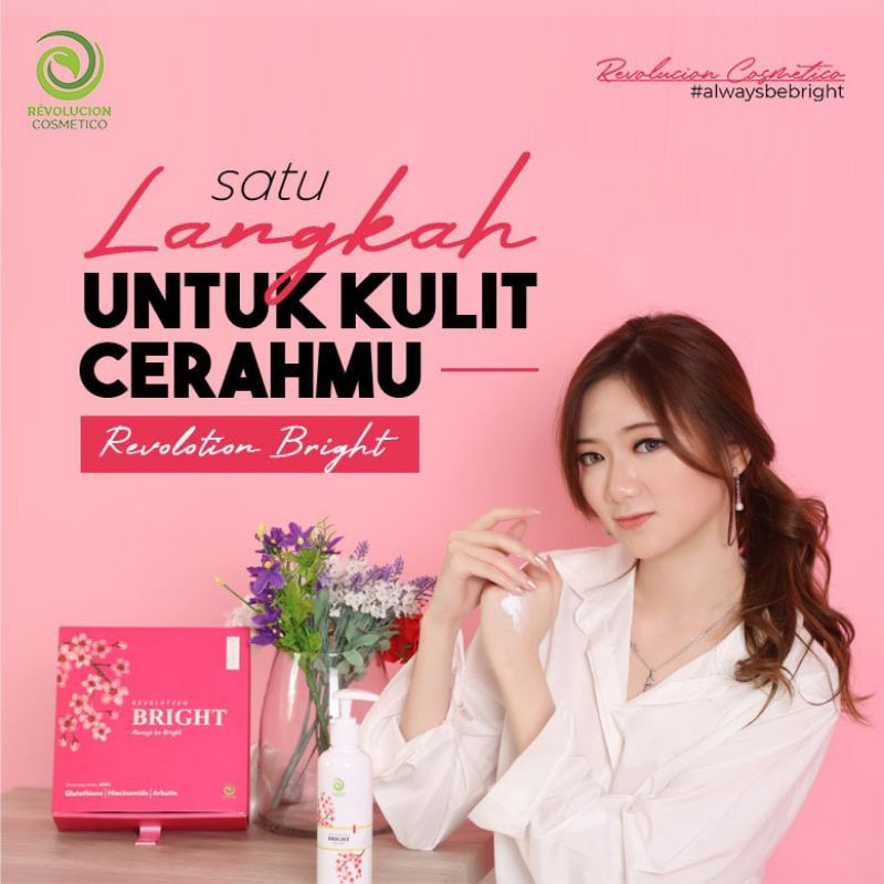 Revolution Bright Body Lotion Pemutih Kulit Secara Cepat dan alami