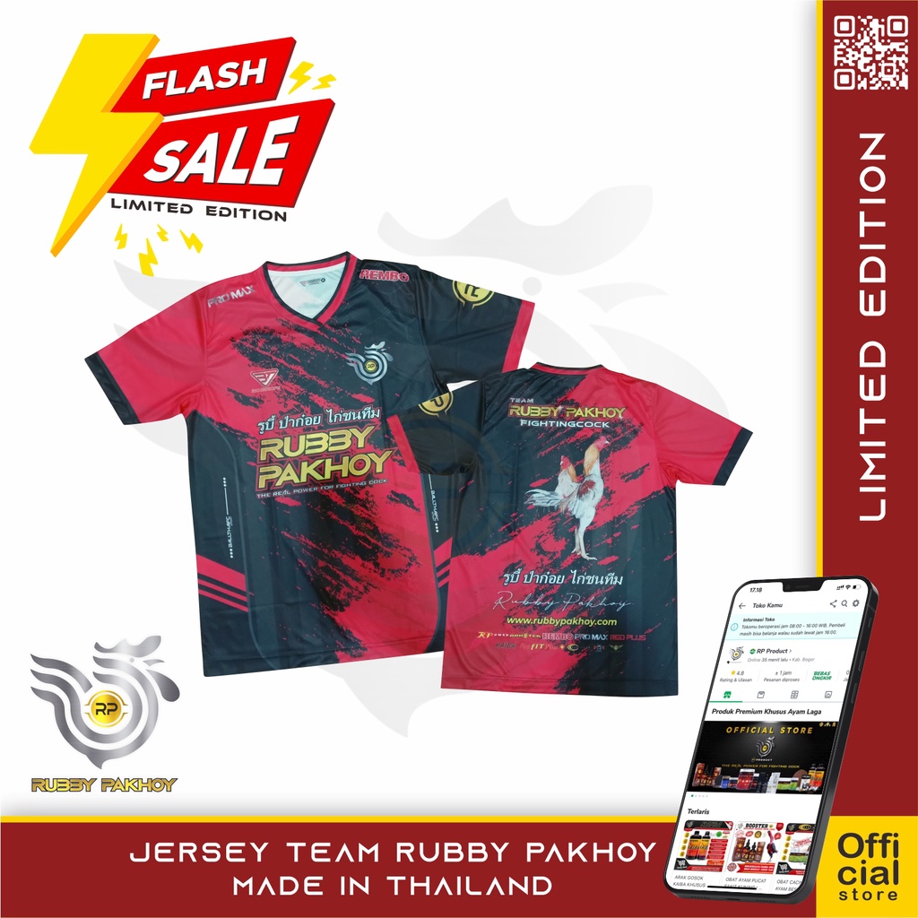 JERSEY AYAM RUBBY PAKHOY THAILAND