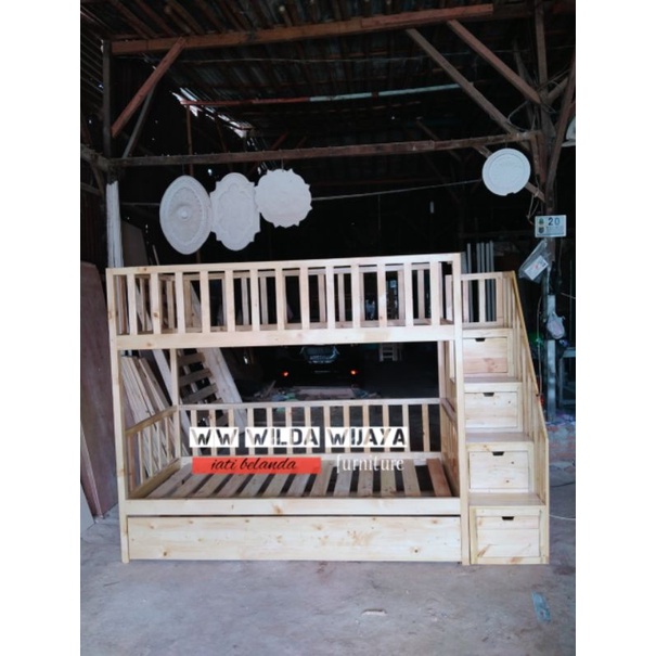 bedhouse anak tingkat /tempat tidur tingkat 90x200x180