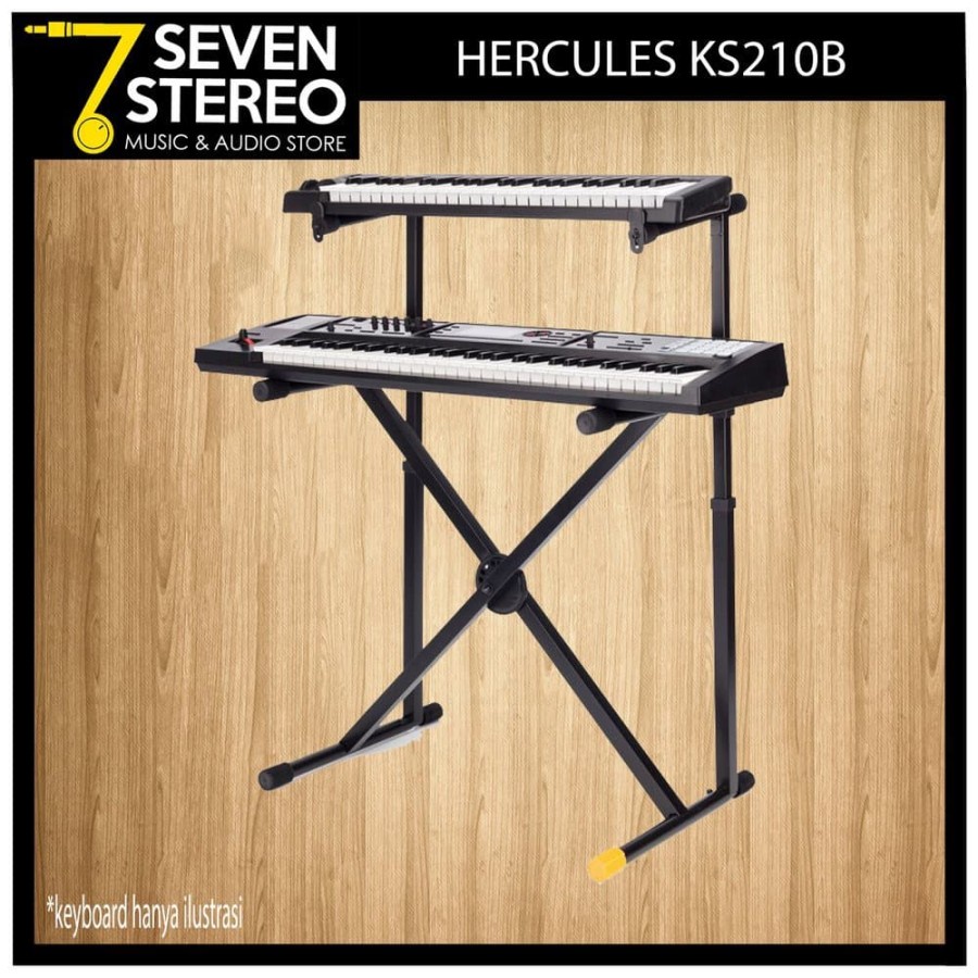 Hercules KS210B Double Keyboard Stand