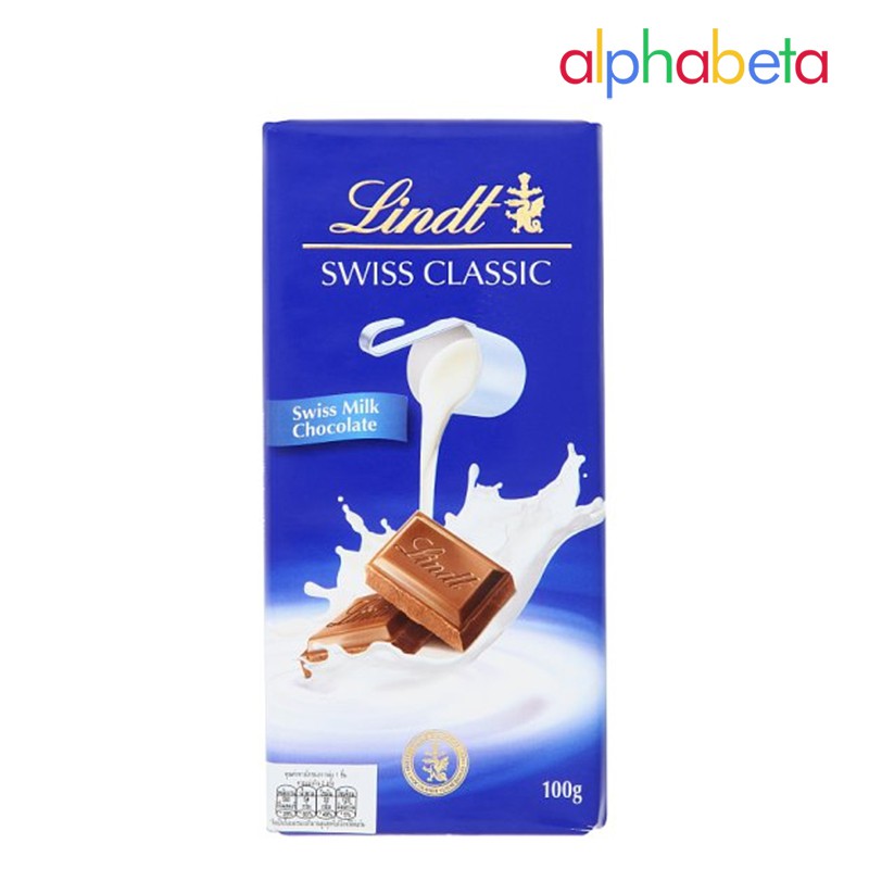 Jual Lindt Swiss Classic Milk Chocolate 100gr Cokelat Susu Batang Shopee Indonesia 8898