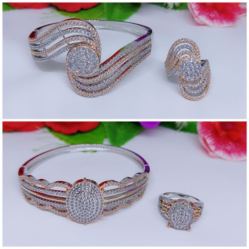Gelang&amp;Cincin set Kombinasi Perhiasan fashion