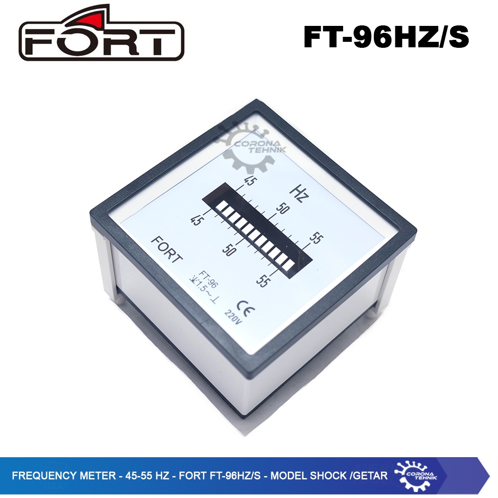 Fort FT-96HZ/S - Model Shock/Getar - Frequency Meter - 45-55 Hz