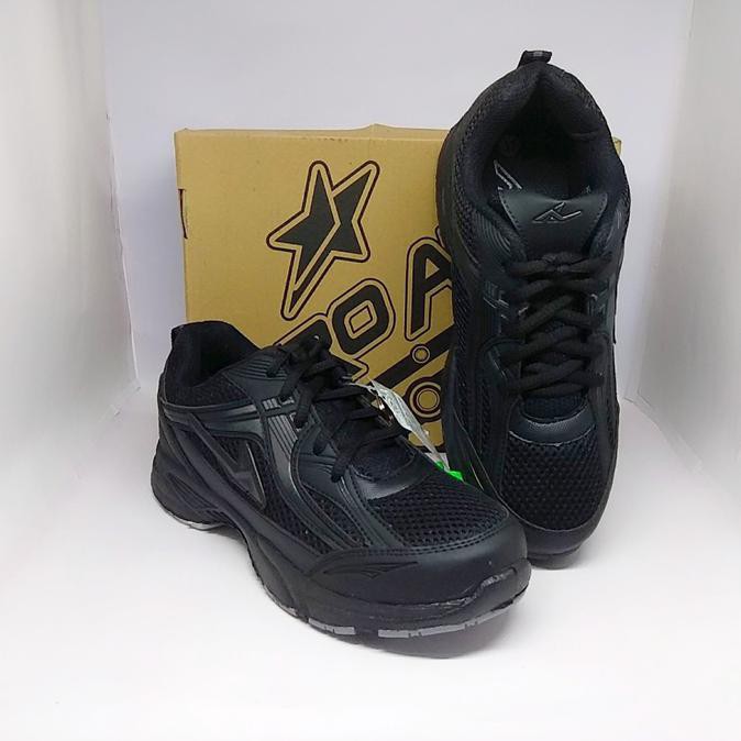 SEPATU ANAK PRIA PRO ATT-ORIGINAL-SEPATU SEKOLAH SEPATU OLAHRAGA - 35, Hitam