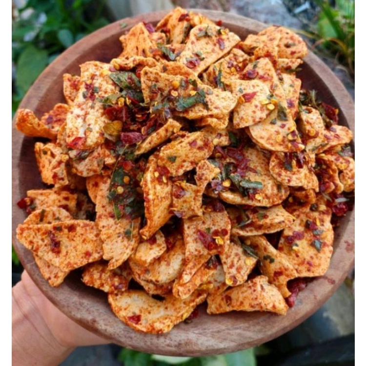 

basreng daun jeruk/bareng pedas/basreng/camilan pedas/camilan enak