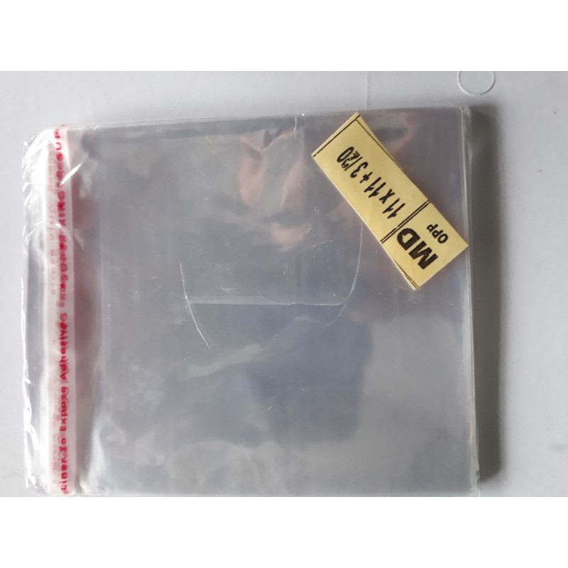 

Plastik OPP Seal Ukuran 11x11 100 Lembar / Plastik OPP Lem Ukuran 11x11