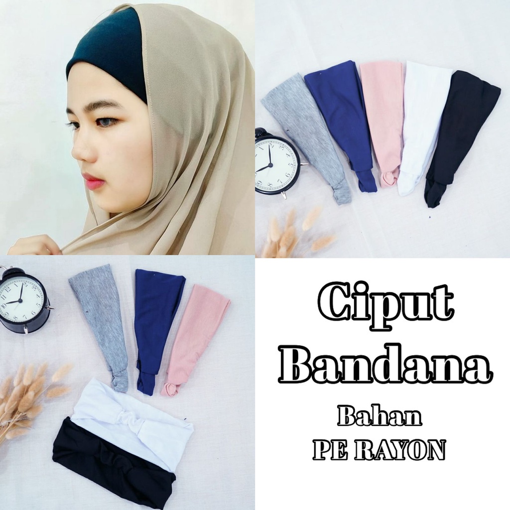 BEFAST - ZFS OOTD Wanita Ciput SYIA / CIPUT BANDANA / Daleman Kerudung / Ciput Polos / Daleman Kerudung Adem / Ciput Terlaris