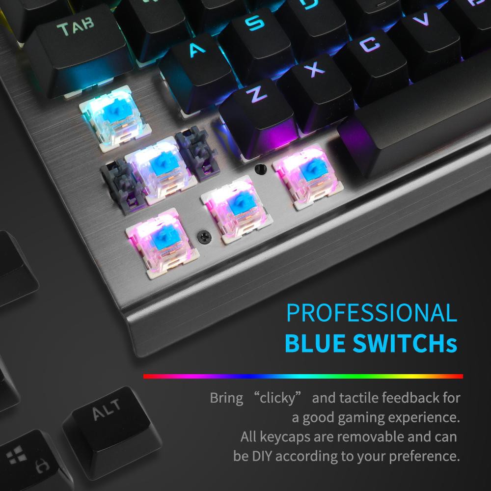 Keyboard Gaming Mechanical Redragon Macro Function RGB SURYA K563RGB