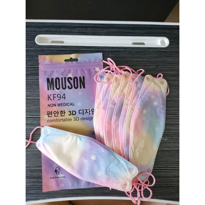 READY✓1PCS MASKER KF94 MOUSON MOTIF KOREA 4PLY