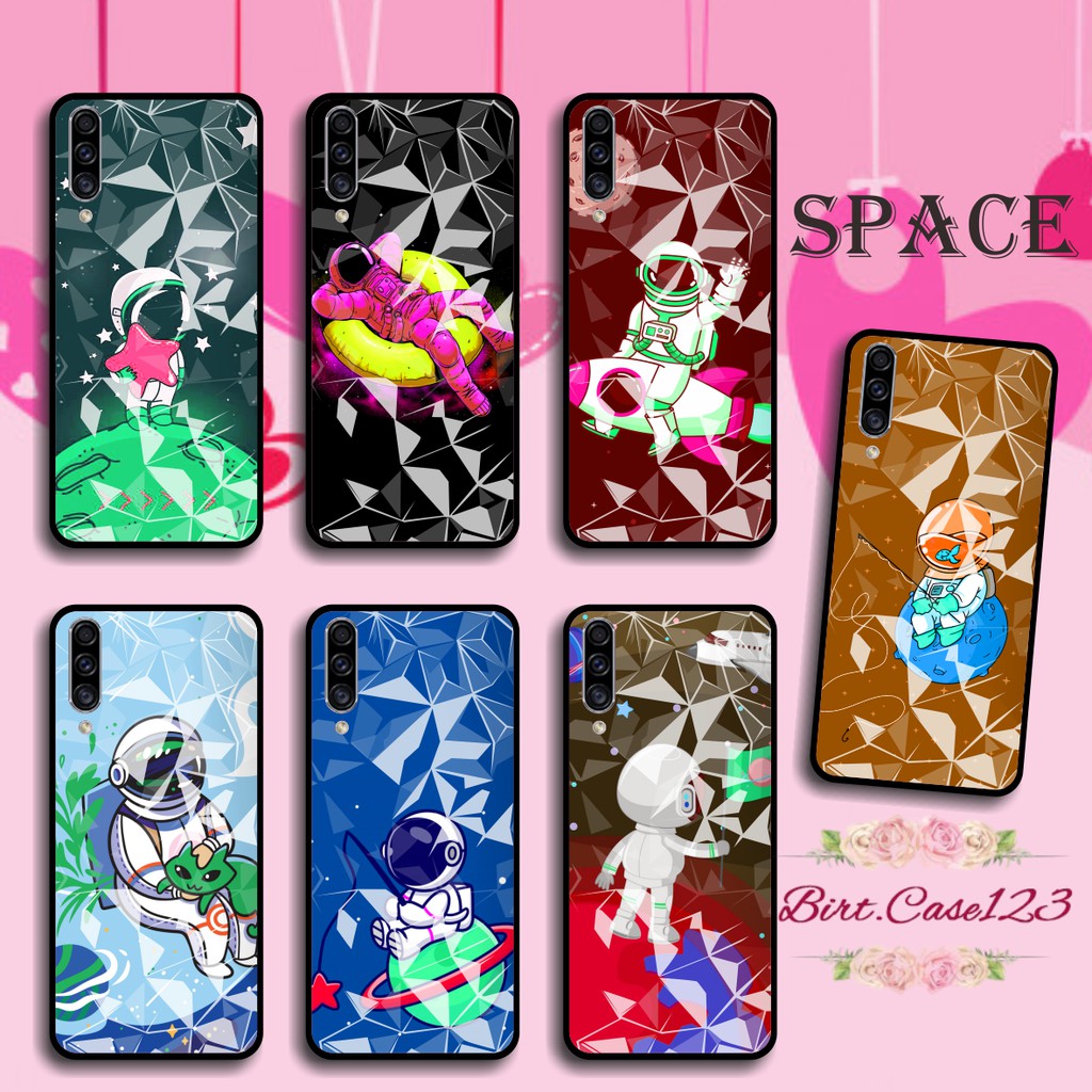 softcase diamond gambar SPACE oppo vivo samsung iphone realme all type BC522