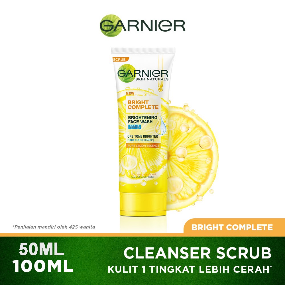 Garnier Light Complete Brightening Scrub 50ml &amp; 100ml