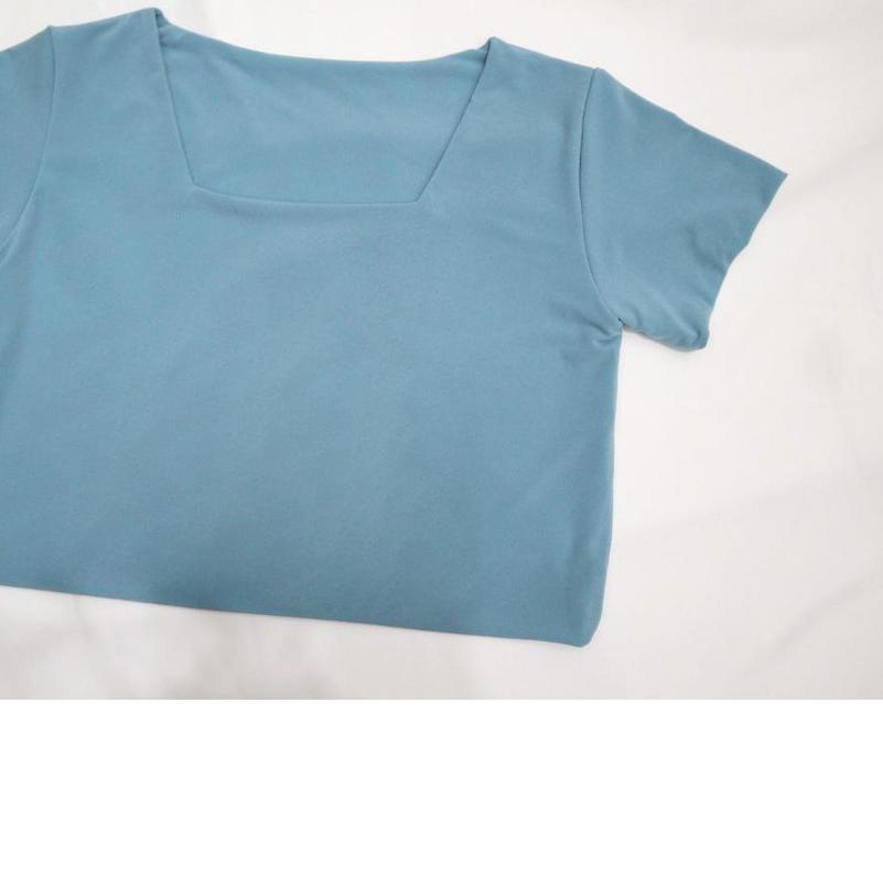 SQUARE CROP TOP TEE BIG SIZE KAOS CROP CROPTOP JUMBO