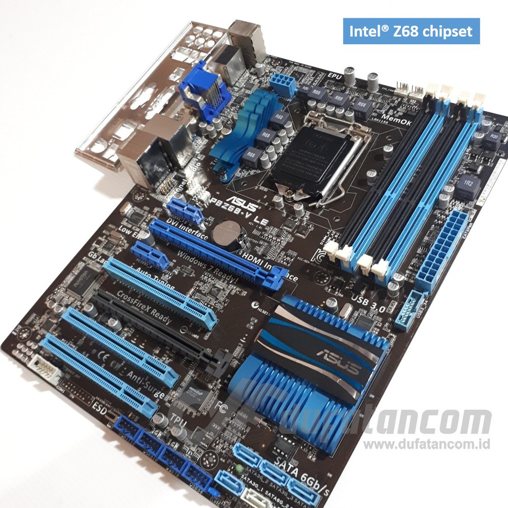 Motherboard Asus P8Z68 V-LE LGA 1155 Support Sandy & IvyBridge