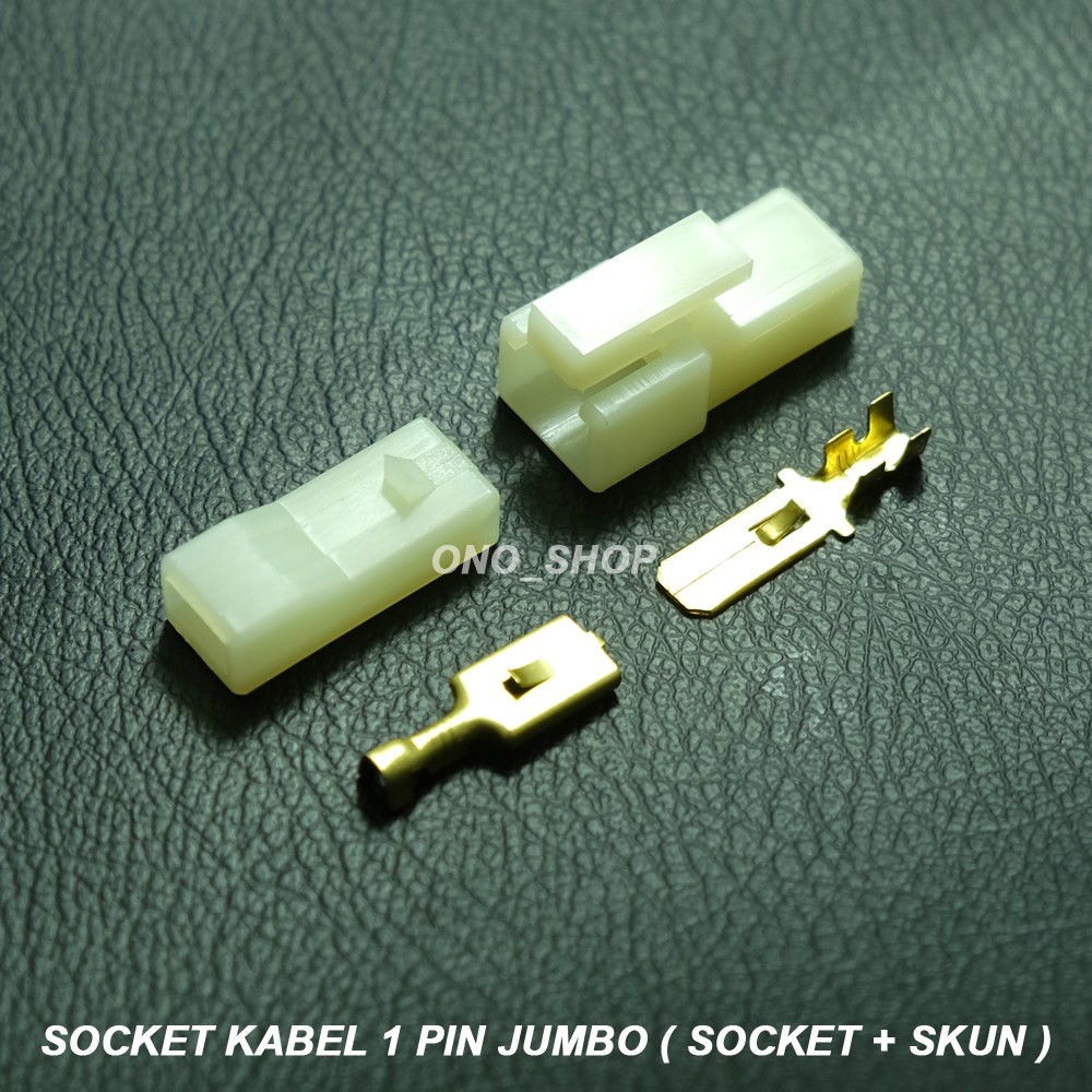 Socket Kabel 1 Pin Jumbo ( Socket + Skun )