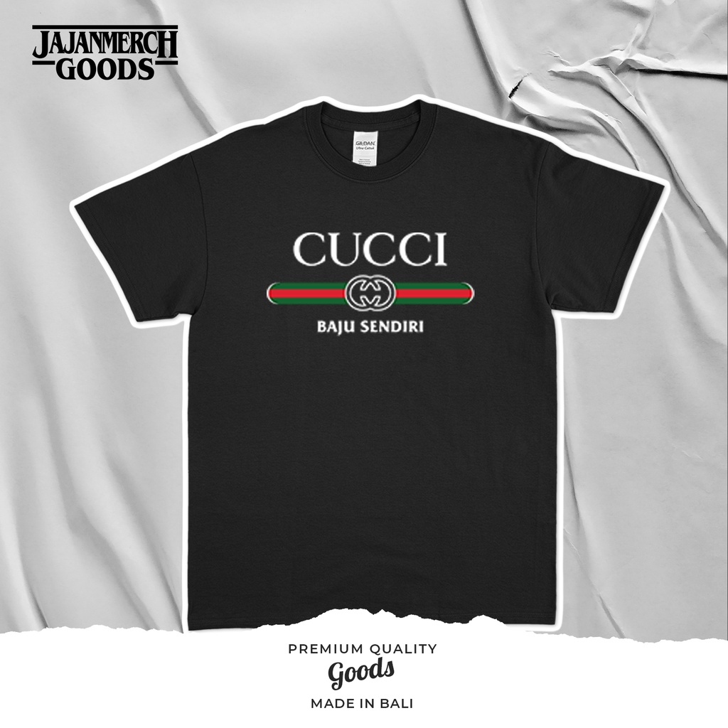 KAOS Anak Parodi Gucci CUCI BAJU SENDIRI Original JajanMerch Bali