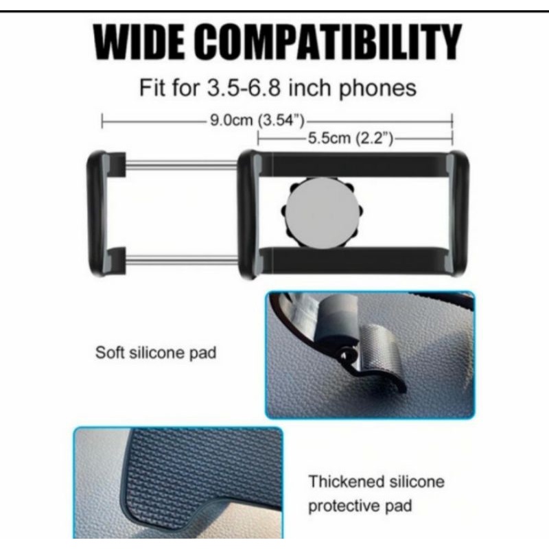 car holder dashboard universal hp gps holder multifungsi chd22