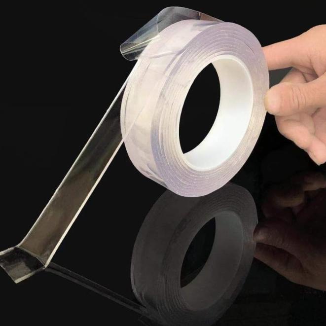 

➼ Double Nano Magic Tape Asli Anti Air - UKURAN 2MM- 3METER ✽