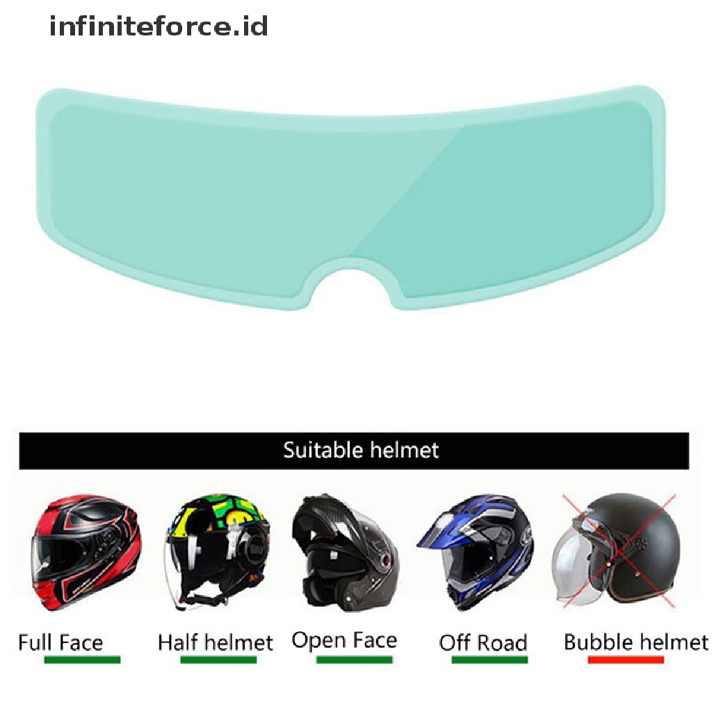 (infiniteforce.id) Film Pelindung Lensa Helm Motor Universal Anti Kabut