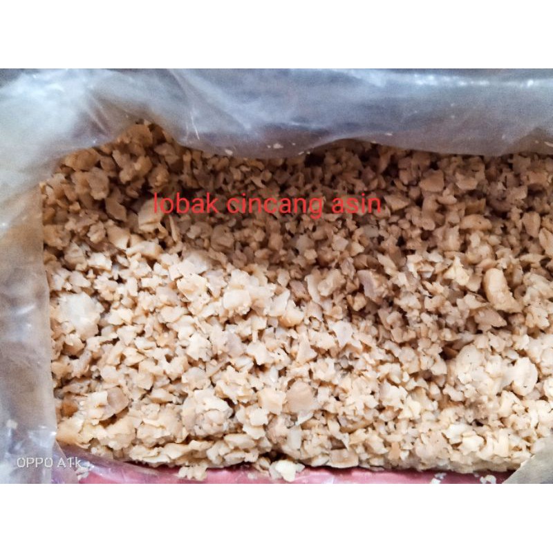 lobak asin cincang/lobak manis cincang