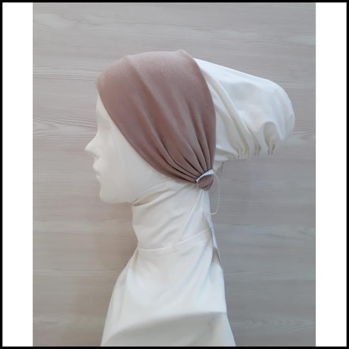 Bandana Nobby / Dalaman Hijab Wanita / Ciput Polos Lembut / Ciput Anti - Biru