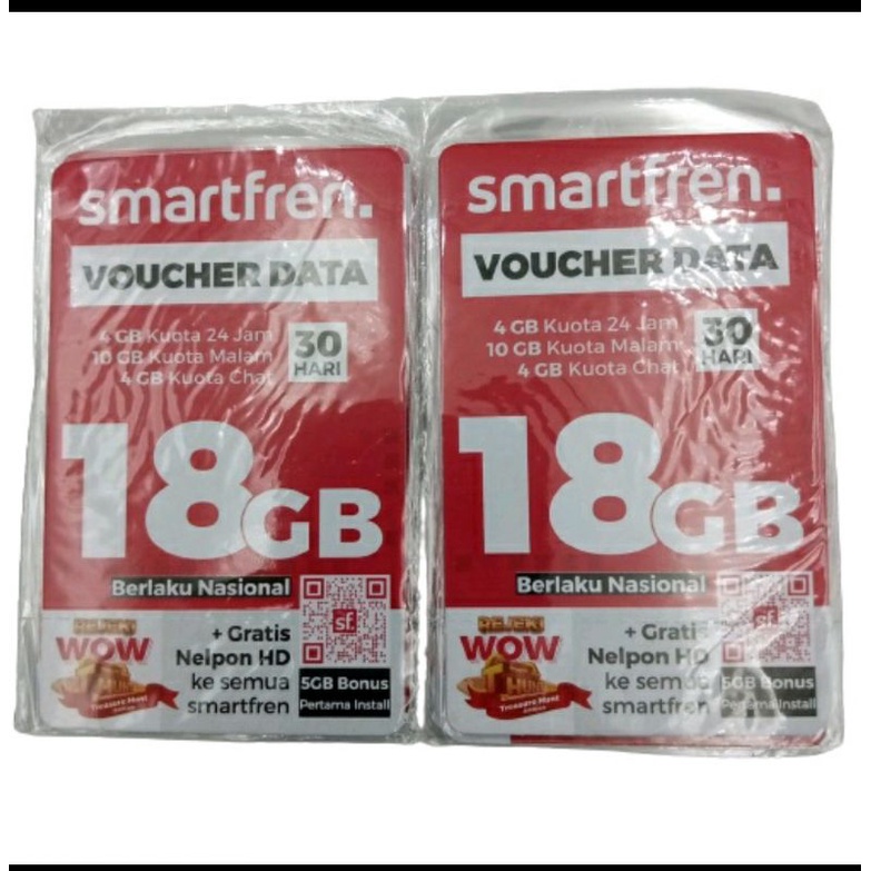 Kuota Smartfren 18 Gb (Inject)