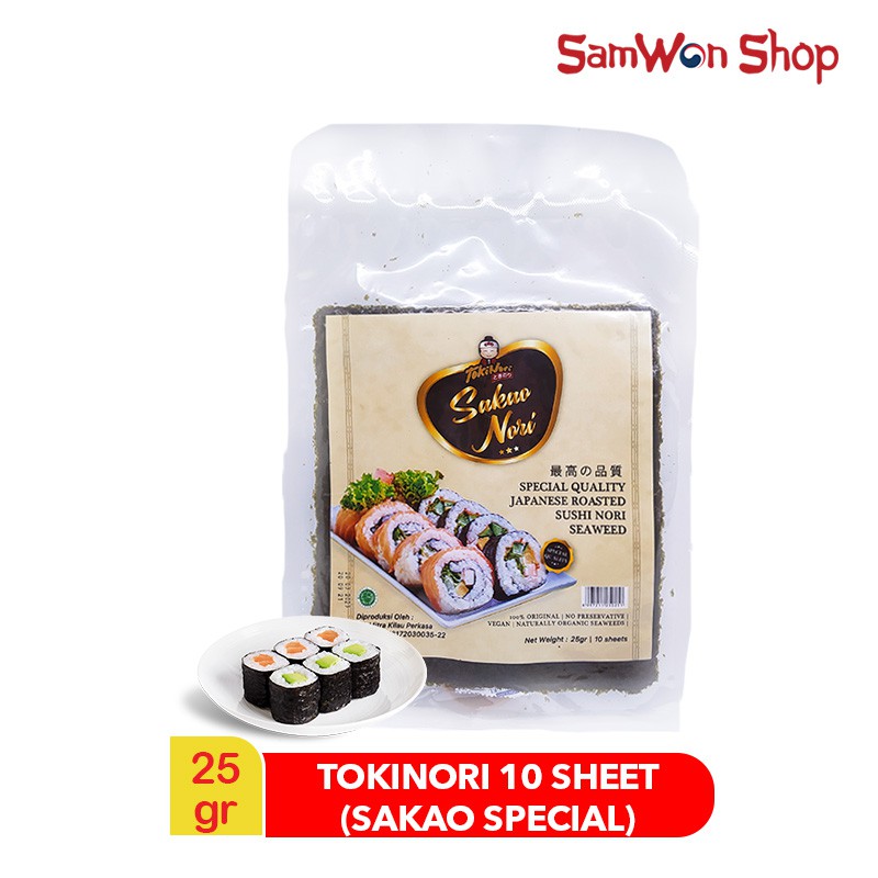 

SAKAO SUSHINORI (10 SHEET) SPECIAL GRADE SEAWEED RUMPUT LAUT