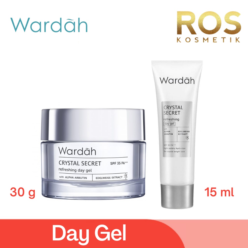 Wardah Crystal Secret Refreshing Day Gel | Moisturizer untuk kulit berminyak