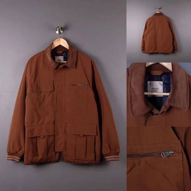 Jaket Pria Mango Man Original Jacket