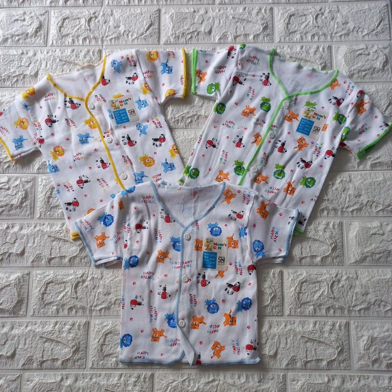 baju bayi newbon bahn lembut  merk Moms gift Singlet,pendek,pajng