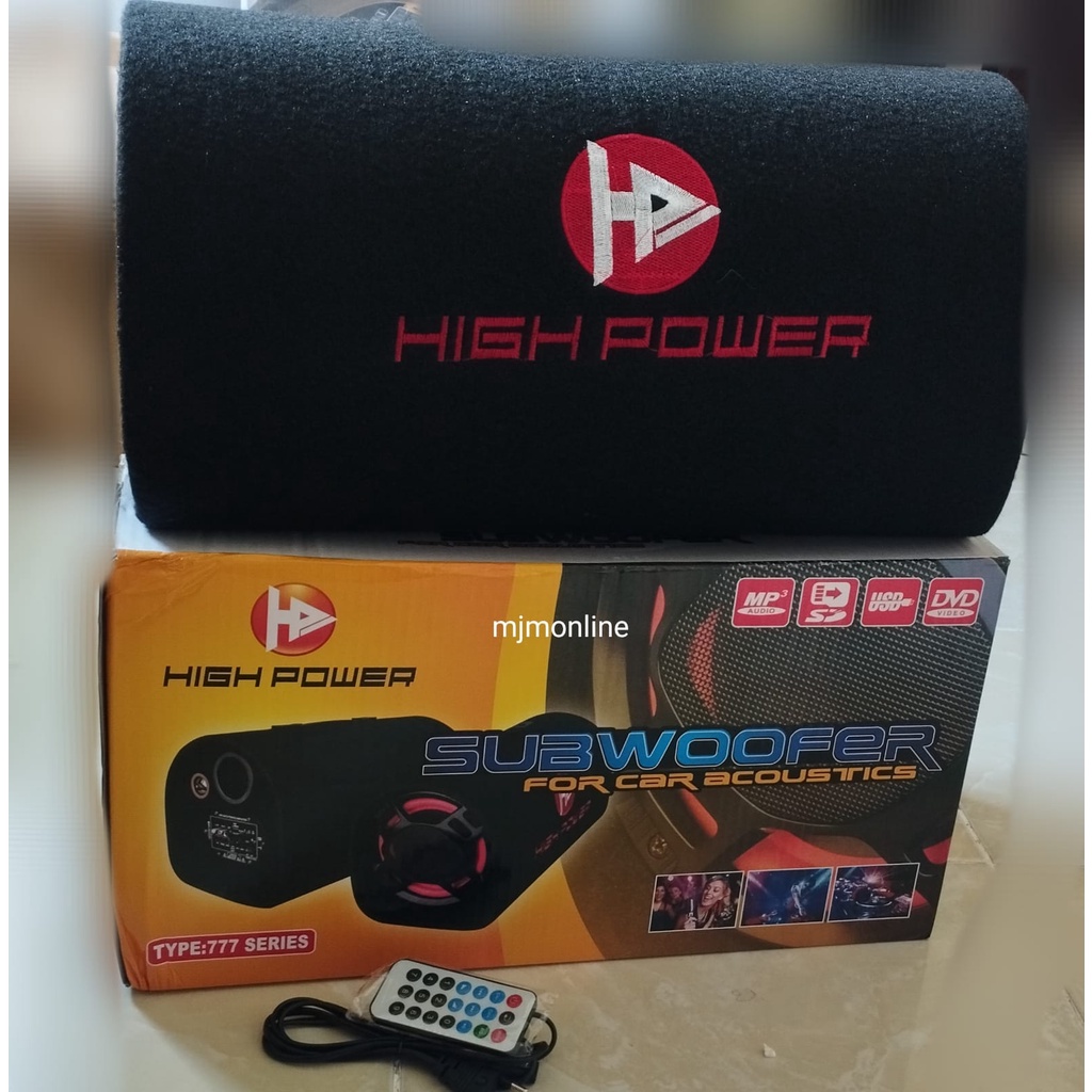 SPEAKER HIGH POWER BASSTUBE 777  BLUETOOTH 10" INCH