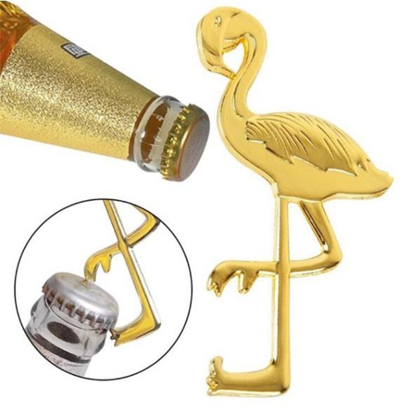 New Fashion Pembuka Botol Golden Flamingo