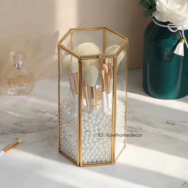 

VALENCIA BRUSH BOX - brush holder/ tempat brush/ brush storage/ tempat penyimpanan kosmetik