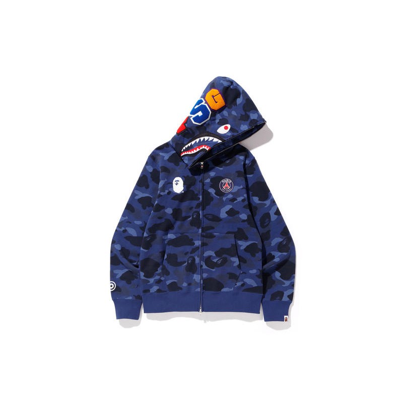 jaket bape shark