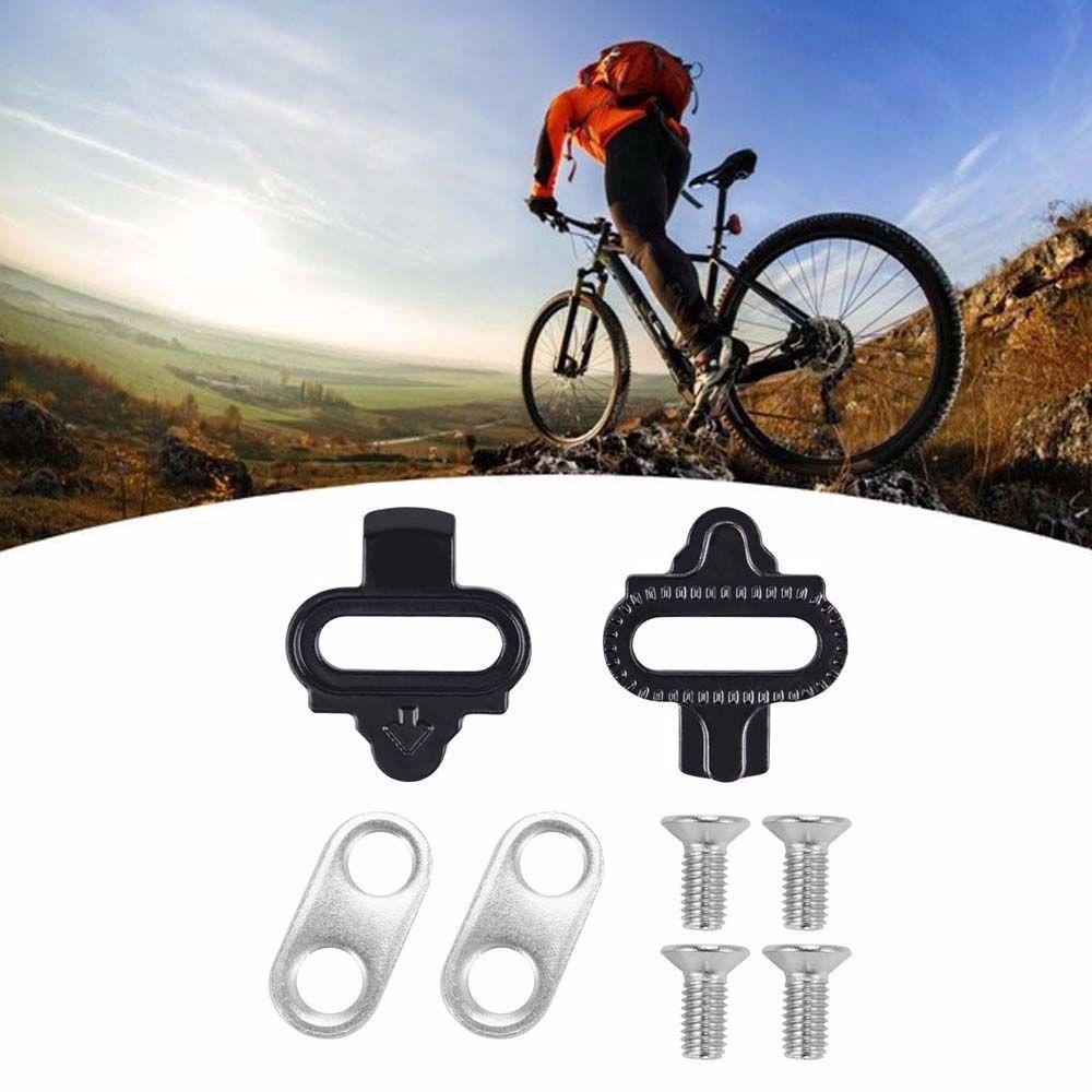 Lanfy Pedal Sepeda 1set SPD Safety Lock Aksesoris Sepeda Cleat Sepeda Set Cleat Cover Lock Pedal