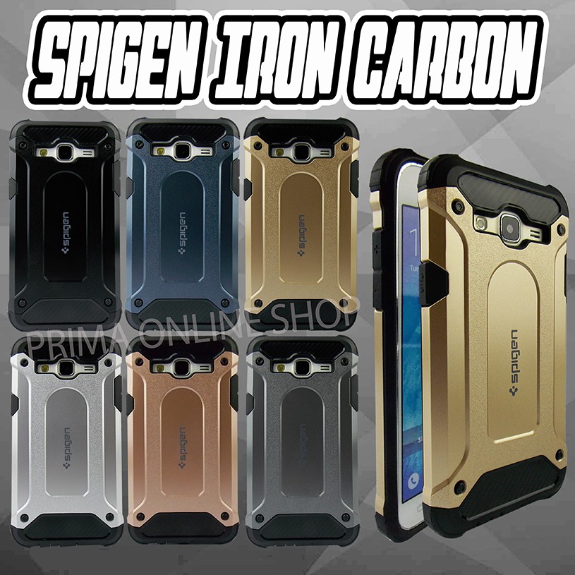 Softcase Spigen Iron Carbon Slim Armor