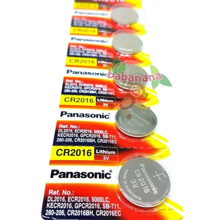 Baterai kancing Panasonic cmos CR2016 CR-2016 CR 2016 Baterry batere