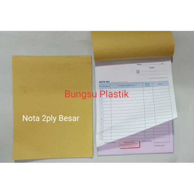 

Nota kontan besar 2 ply / 2 rangkap