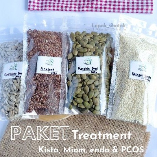 Paket Biji bijian sehat PCOS, KISTA,ENDO, & MIOM 1000gr